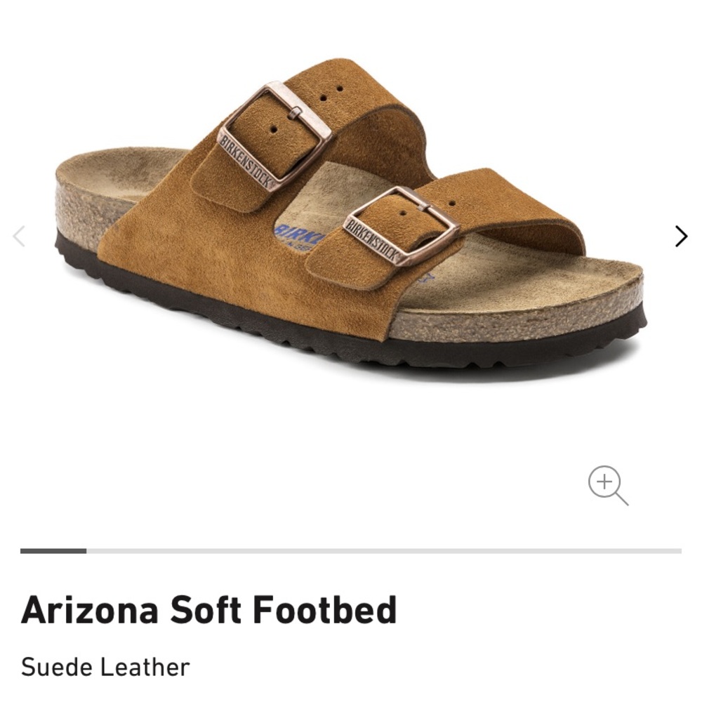 Birkenstock suede sandals